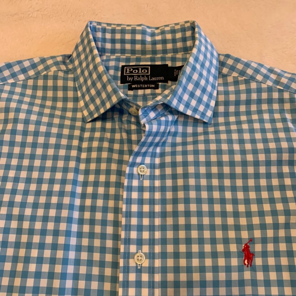 Polo Ralph Lauren Button Down - Blue - Large